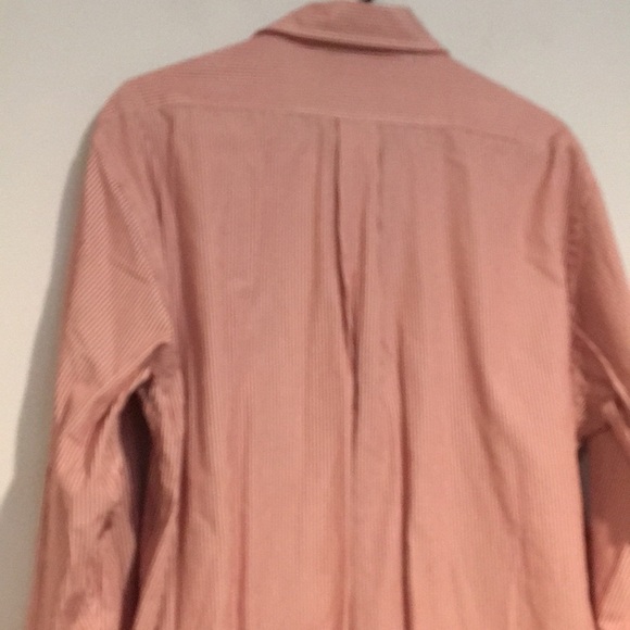 Brooks Brothers mens red/white striped button-down - Picture 5 of 5